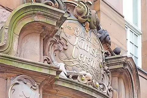 Der Eingang zum Gebäude des Kunstvereins.