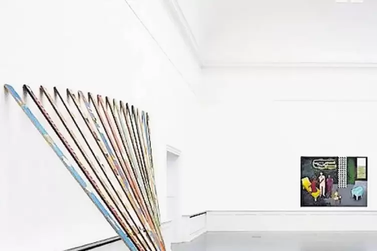 Aus der Ausstellung zu Lubina Himid.