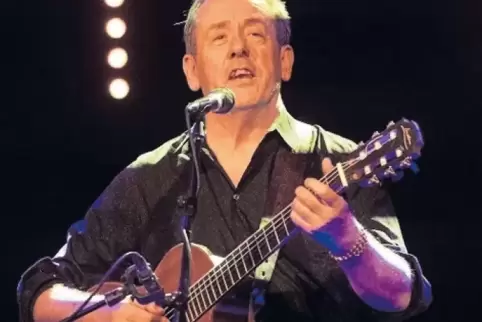 Intensiver Gesang: Luka Bloom in Mannheim.