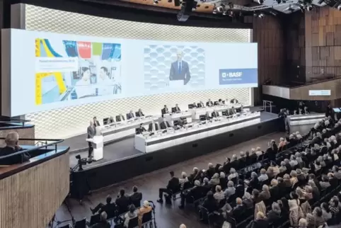 Während der Rede von Kurt Bock waren im Mozartsaal alle Plätze belegt. Das Geschehen innen wurde auch nach außen in andere Räume