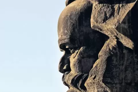 Das Karl-Marx-Monument in Chemnitz.