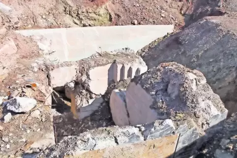 Der Bunker im Contwiger Neubaugebiet wurde 1947 gesprengt.