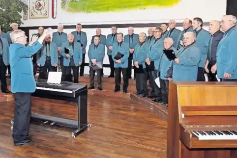 Der Männerchor der „Eintracht“ blickt auf eine 158-jährige Tradition zurück und ist der älteste Verein im Dorf.