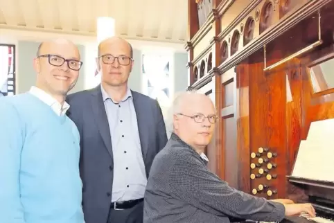 Zu dritt im Finale (von links): Markus Eichenlaub, Robert Sattelberger und Christoph Keggenhoff.