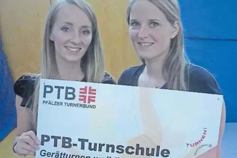 Isabel (links) und Stefanie Schindler vom TV Wörth.