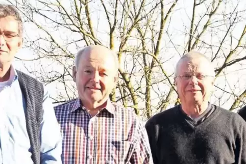 Wollen für andere Menschen anpacken und hoffen auf Mitstreiter (v.li.): Alfred Blauth, Werner Lacmann, Peter Riedel und Hartmut 