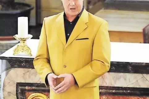 Volker Bengl sang in der Rodalber Marienkirche.