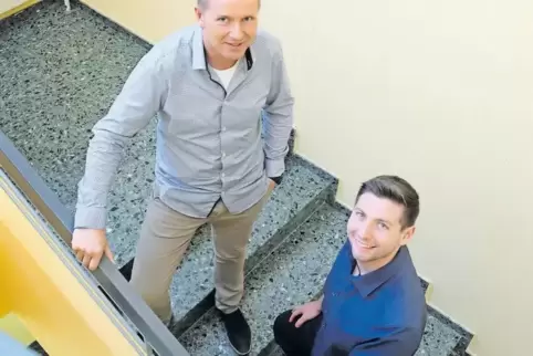 Der „Alte“ und der „Neue“: (von links) Volker Scherrer und Mathias Eichberger.