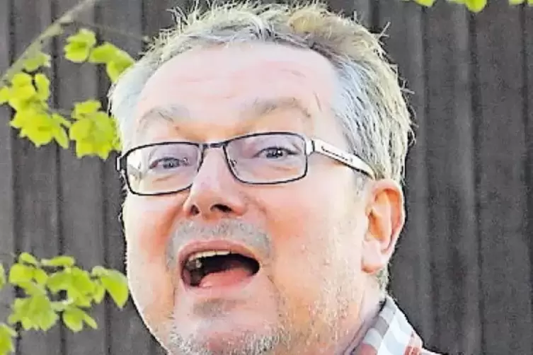 Singt gerne: Reinhard Spindler.