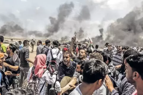 Dramatische Szenen spielten sich gestern wieder an der Grenze zwischen Israel und dem Gazastreifen ab. Aber auch im Westjordanla