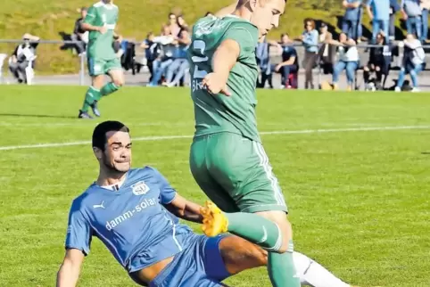 Noch Spieler, bald Trainer: Marco Hocke (in Blau).