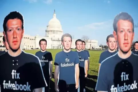 Feindbild Mark Zuckerberg: Der jüngste Facebook-Skandal hat die Brisanz der Datenschutzproblematik erneut unterstrichen.