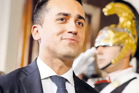 Luigi Di Maio ist Chef der Fünf-Sterne-Bewegung, soll aber auf Druck des künftigen Koalitionspartners nicht Ministerpräsident we