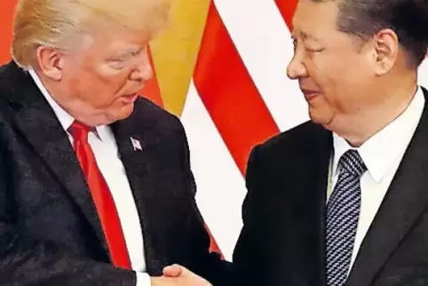 Feind oder Freund? Chinas Staatschef Xi im November 2017 mit US-Präsident Donald Trump.