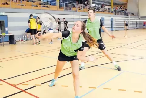 Schlagfertiges Duo: Alisa Rossrucker und Daniel Büchel vom ASV Waldsee.