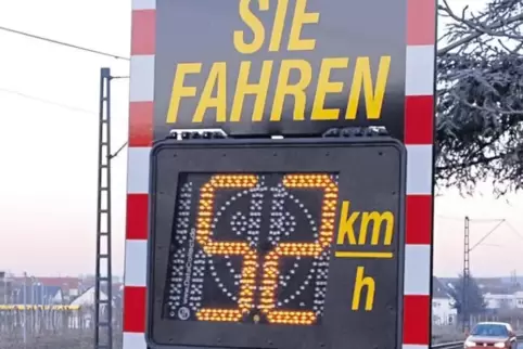 In Flomersheim immer wieder Thema: die Geschwindigkeit der Autos auf den Straßen des Vororts.