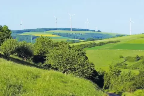 Die Anlagen des Windparks Roßberg stehen auf den Gemarkungen von Waldgrehweiler, Nußbach (Kreis Kusel), Becherbach und Gangloff 