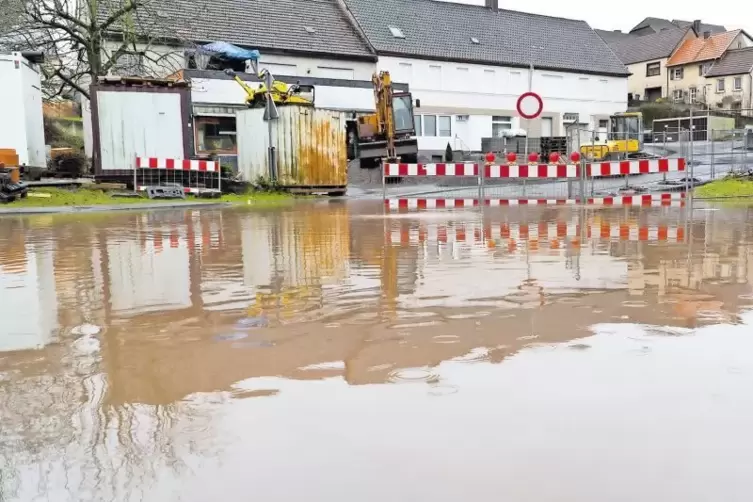 Im Landkreis Kusel ist erst im vergangenen Dezember bei einem Unwetter die Ortsmitte von Rammelsbach überschwemmt worden.