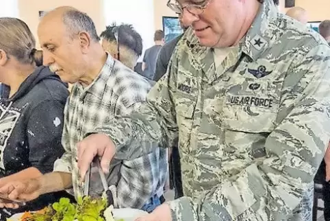 Brigadegeneral Richard Moore bei der Schlacht am Buffet.
