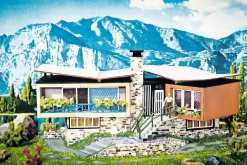 Der Klassiker der „Märklin-Moderne“: Die Villa im Tessin, die die Firma Faller ab 1961 produzierte.