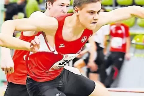 U18-Pfalzmeister über 110 Meter Hürden: Moritz Heene aus Rodalben.