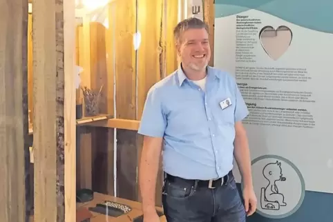 Stolzer Museumsdirektor: Frank Wieland.