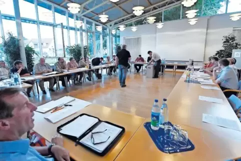 Im Bürgersaal in Lambsheim – hier ein Foto von 2016 – tagt der Ortsgemeinderat. Am Dienstag konnten seine Mitglieder nichts ents