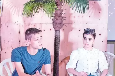 Ein- bis zweimal pro Woche proben die Schüler.