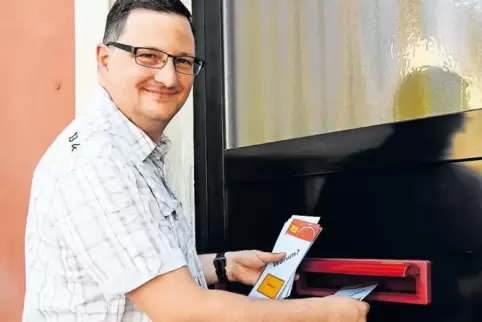 Oliver Völker will für Heßheim schnelles Internet. Er und seine fünf Mitstreiter versuchen, ihre Mitbürger für den Breitbandausb