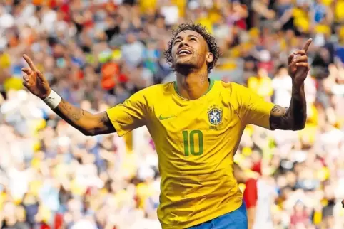 Nach 98 Tagen zurück auf dem Rasen: Neymar.