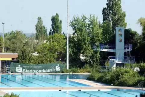 Das Schwimmerbecken im Hambacher Freibad musste wegen einer defekten Pumpe gesperrt werden.  ARCHIVFoto: LM 
