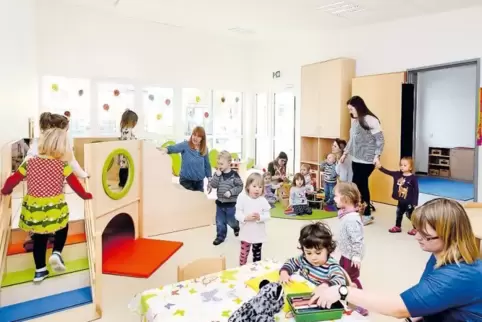 Bekommt vier weitere Ganztagsplätze: die viergruppige Kita „Im Pavillon“ in Waldsee.