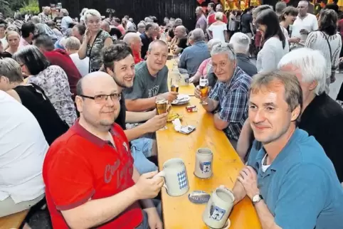 Kein Besucherrekord, aber zufriedene Gesichter: Das Bierfest am Samstag in Waldsee konnte sich sehen lassen.