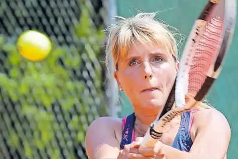 Im Tiebreak verloren: Carolin Wageck (TC Dudenhofen).