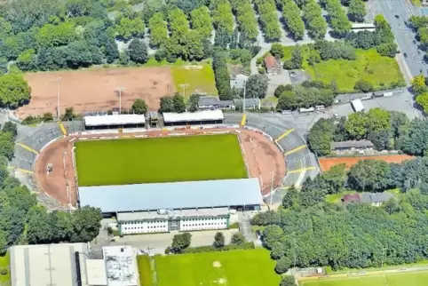 Das Preußen-Stadion in Münster an der Hammer Straße stammt aus dem Jahr 1926. Ein Neubau ist seit Jahren in der Diskussion.