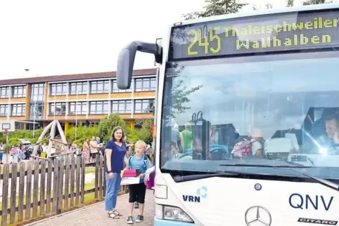 80 Prozent der Buspassagiere im Landkreis sind Schüler. Ein Potenzial, neue Kunden für den Linienbetrieb zu gewinnen, sehen die 
