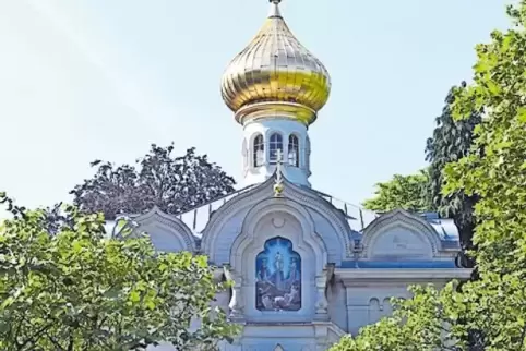 Russisch-orthodoxe Kirche in Baden-Baden: In der Stadt leben etwa 2000 russische Staatsbürger.