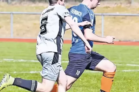 Lässt seine Gegenspieler oft alt aussehen: Marcus Herrlich, der Top-Torschütze des SV Gersbach.