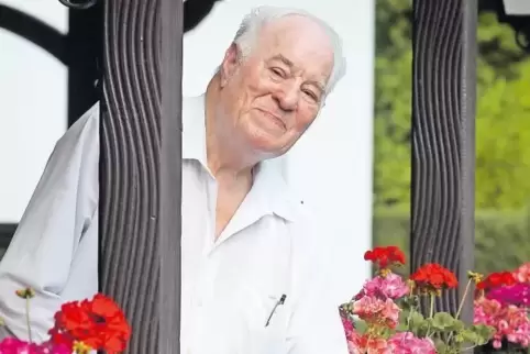 Hat laut eigener Aussage bisher nur einmal eine Zigarette geraucht: Helmut Enzlein aus Berghausen.