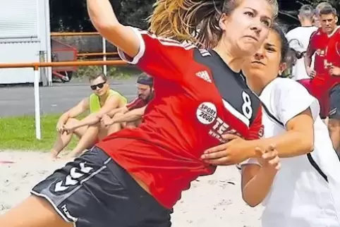 Aktiventurnier: TG Waldsee (rot) gegen TSG Wiesloch II.