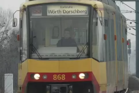 Wegen eines Unfalls ist die Stadtbahnstrecke blockiert. Archivfoto: van 