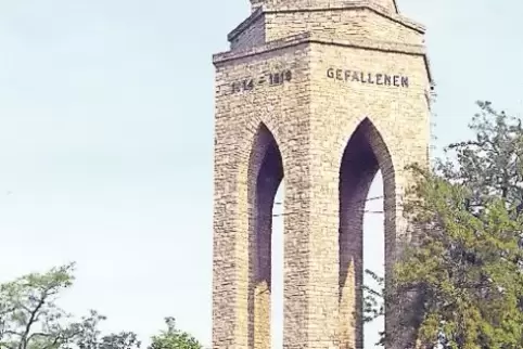 Das Ehrenmal, wie es sich heute darstellt.