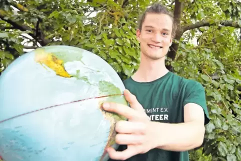 Repräsentiert Deutschland in Ecuador und hofft, dort Freunde zu finden: Bernhard Eisvogel aus Dudenhofen.