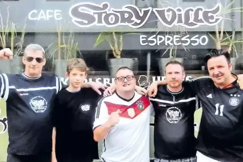 Team Storyville: KP Müller, Jean Müller, Eric Ester ,Matthias Sevrin und Dieter Berger.