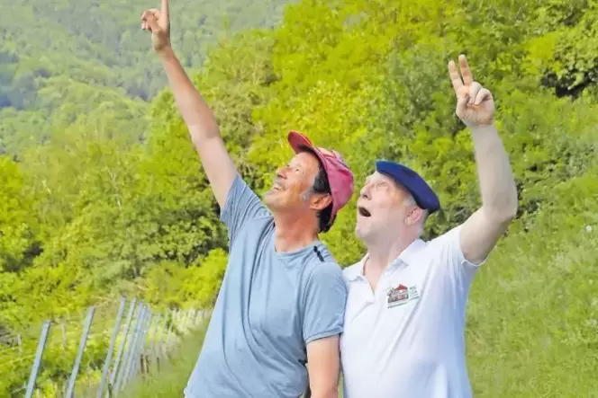 Rolf Schlicher (links) und Gerd Faber als »Karl« und »Schorsch«.
