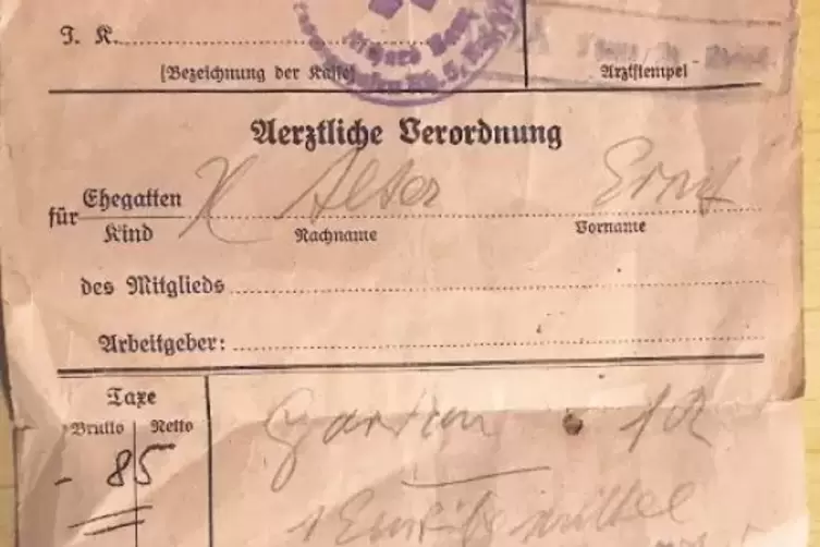 Zuf&auml;llig fand Oliver Scherb das Rezept seiner Uroma.