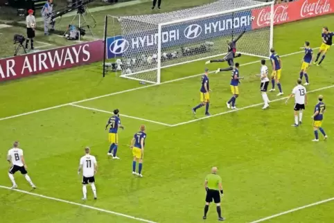 So fiel das 2:1 für Deutschland gegen Schweden. Das späte Tor eröffnete gute Achtelfinal-Chancen.