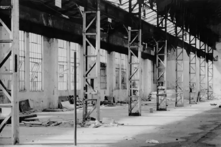 Heruntergekommen: die „Liller Halle“ vor der Sanierung Ende der 1980er Jahre.
