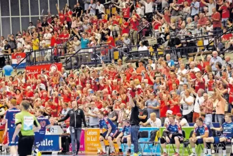 Siebenmal war die Friedrich-Ebert-Halle in dieser Saison ausverkauft. Das Interesse an den Eulen steigt zunehmend. Das hatte Eul