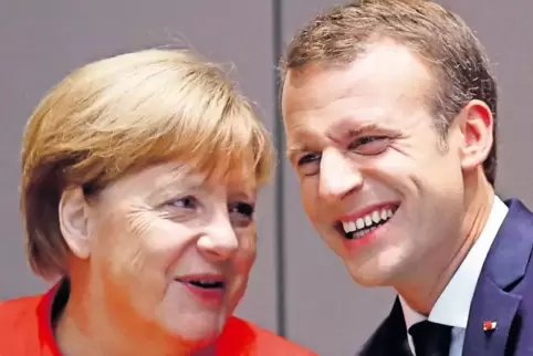 Legten dem EU-Gipfel gemeinsame Vorschläge vor: Kanzlerin Angela Merkel und Staatspräsident Emmanuel Macron.
